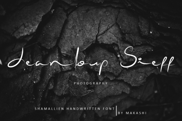 Shamallien Font PNG with transparent background - Preview 2