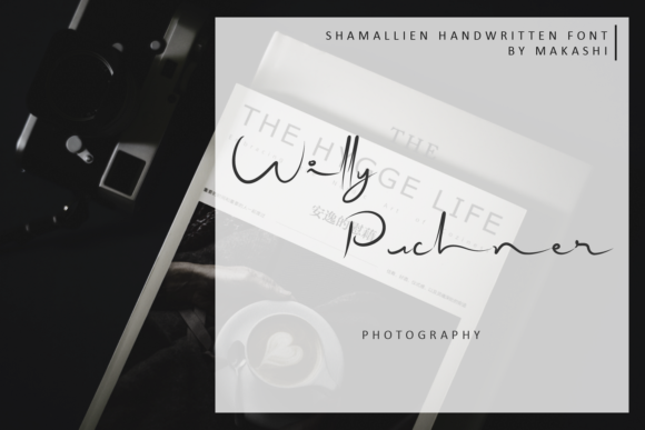 Shamallien Font PNG with transparent background - Preview 3