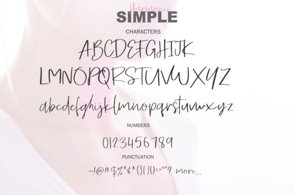 Simple Harmonic Duo Font PNG with transparent background - Preview 6