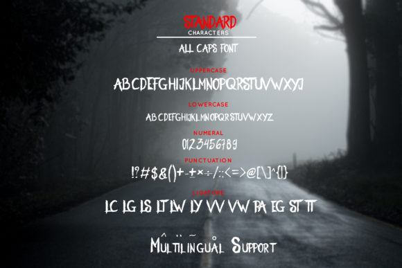 Sinister Impale Font PNG with transparent background - Preview 5