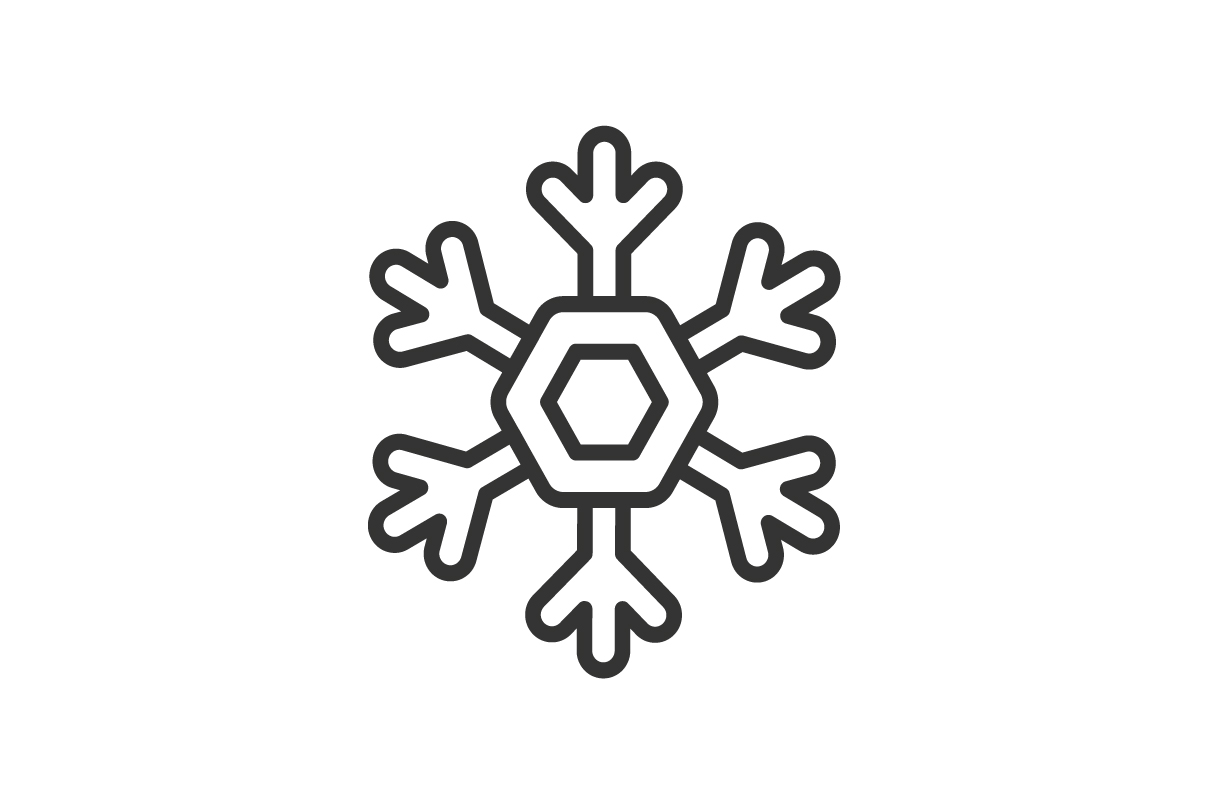 Snowflake Icon Graphic by rudezstudio · Creative Fabrica