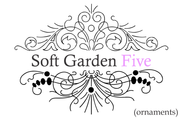 Soft Garden Five Dingbats Font By Intellecta Design