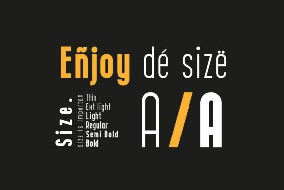 Curve Calibration Family Font - Preview 1