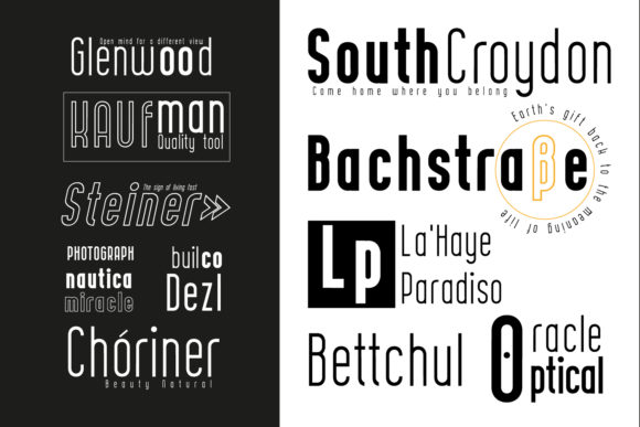 Curve Calibration Family Font - Preview 5