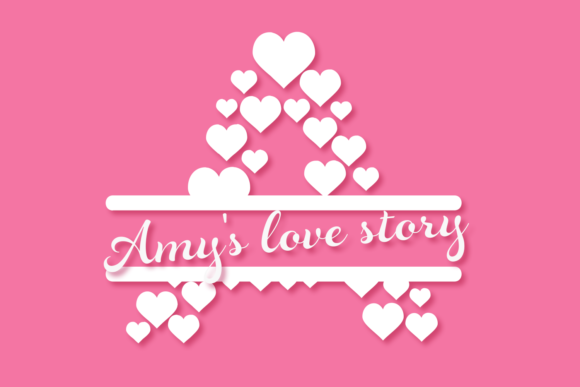 Countless Hearts Font PNG with transparent background - Preview 5