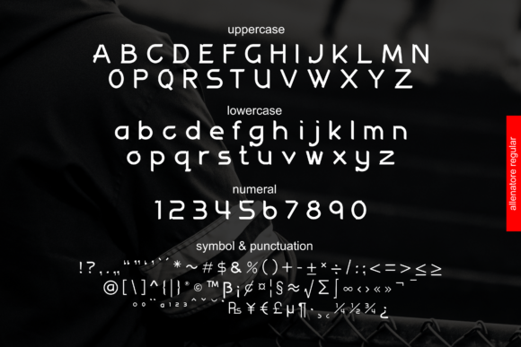 Allenatore Family Font - Preview 1