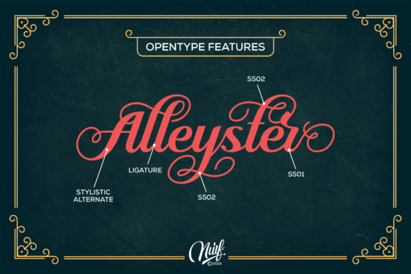 Alleyster Font - Preview 2