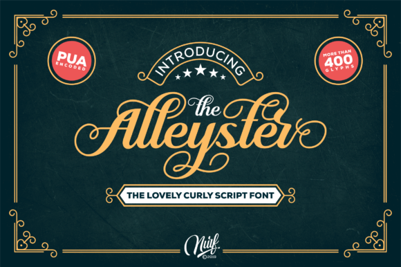 Alleyster Font - Preview 1