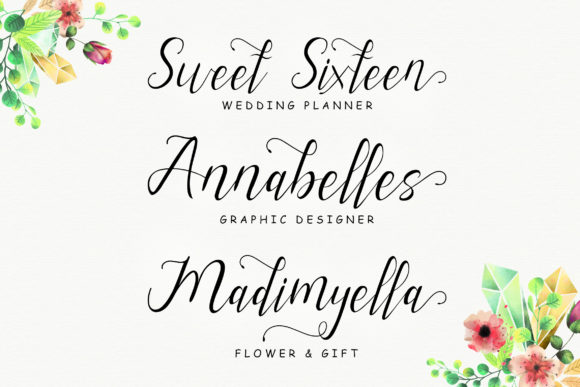 Alysa Script Font - Preview 3