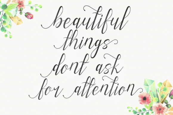 Alysa Script Font - Preview 5