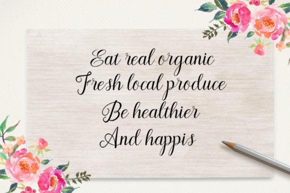 Angelia Script Font - Preview 2