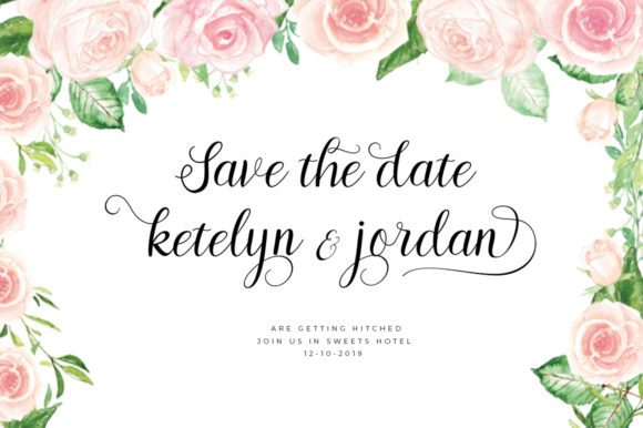Angelia Script Font - Preview 5