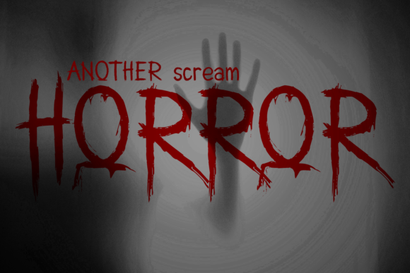 Another Scream Font - Preview 3
