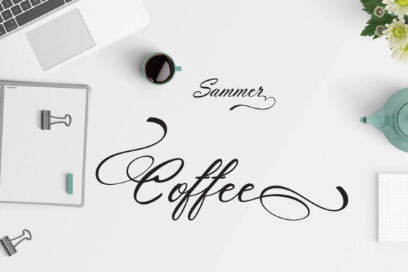 Arthevas Font PNG with transparent background - Preview 2