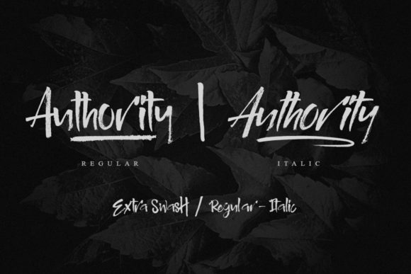 Authority Font - Preview 1