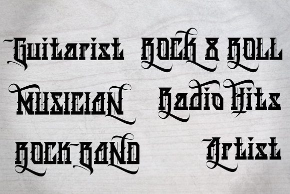 BLAZE Font - Preview 1