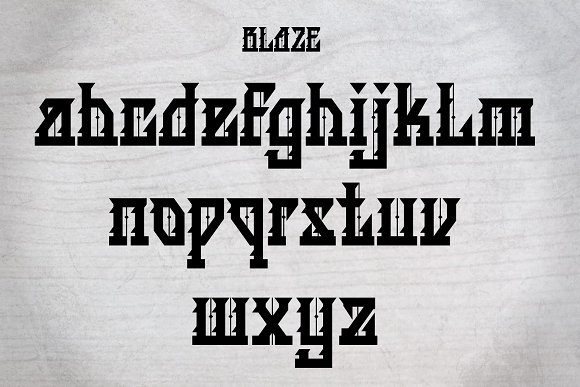 BLAZE Font - Preview 6