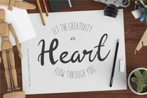 Bacchaus Script Font - Preview 3