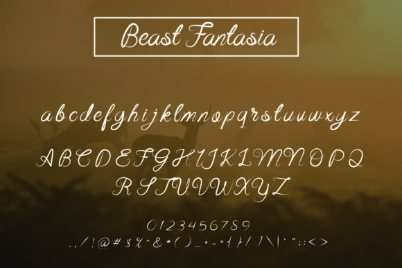 Beast Fantasia Font - Preview 5