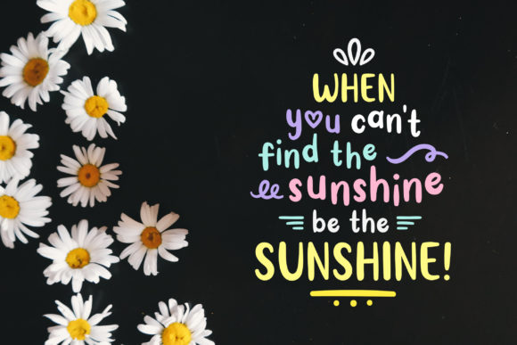 Bee Happy Duo Font - Preview 4