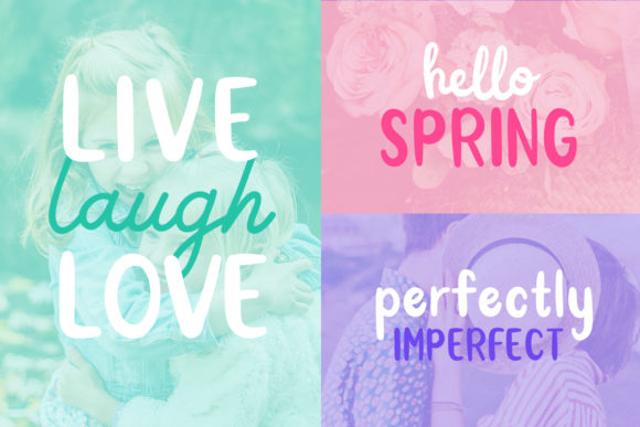 Bee Happy Duo Font - Preview 5