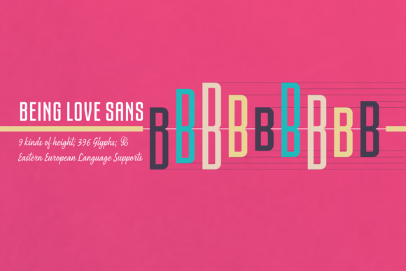 Being Love Duo Font PNG with transparent background - Preview 3