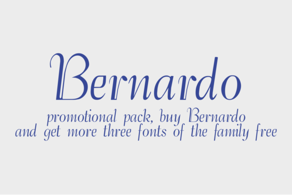 Bernardo Family Font - Preview 1