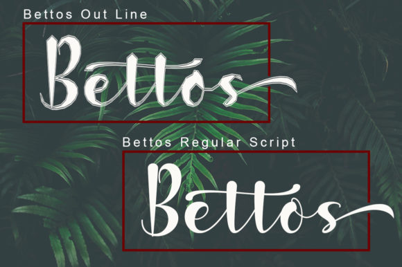 Bettos Font - Preview 1