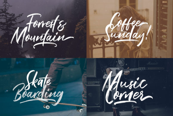 Black Mountage Font - Preview 3