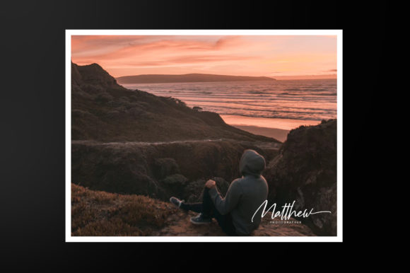 Black Pen Script Font - Preview 3