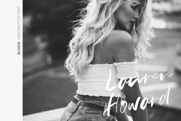 Blonde Font - Preview 5