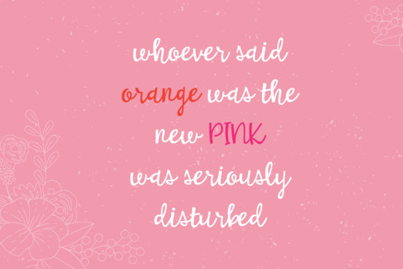Blondie Font - Preview 4