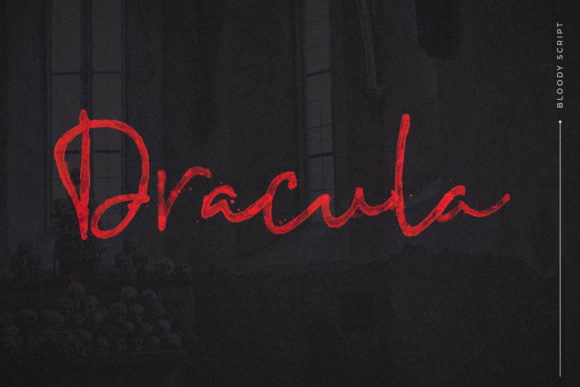 Bloody Script Font - Preview 4