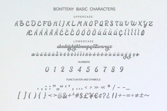 Bontteny Font - Preview 5