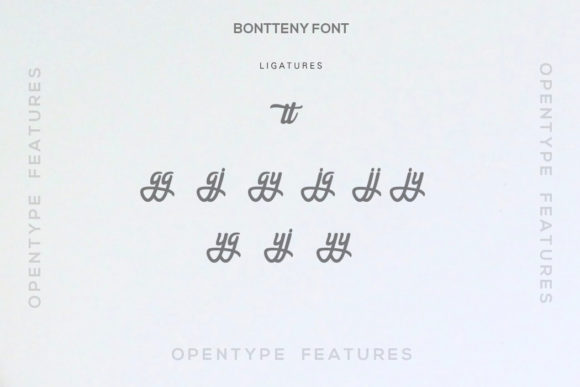 Bontteny Font - Preview 6