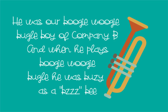 Boogiescript Font - Preview 4