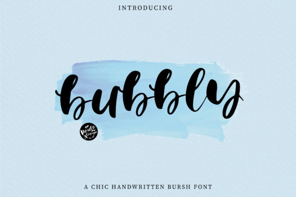Bubbly Script & Handwritten Font By Studio_Art