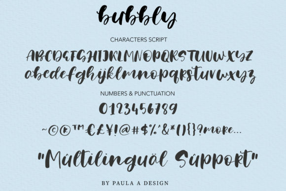 Bubbly Font - Preview 6