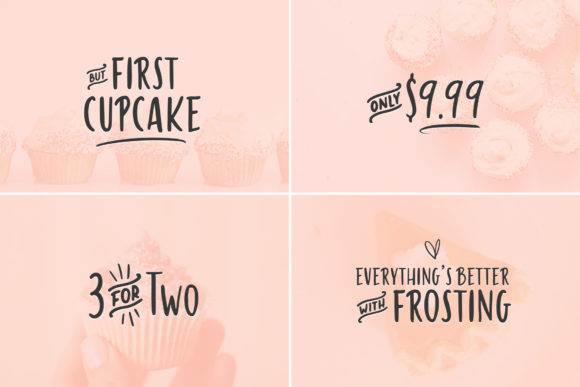 Cake & Cutie Font - Preview 4