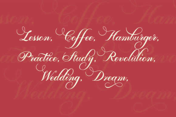 Calliope Script Font - Preview 2