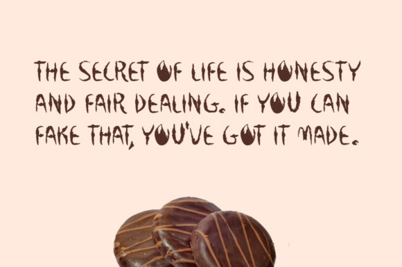 Chocolate Realm Font PNG with transparent background - Preview 2