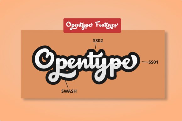 Choko Milky Font PNG with transparent background - Preview 2