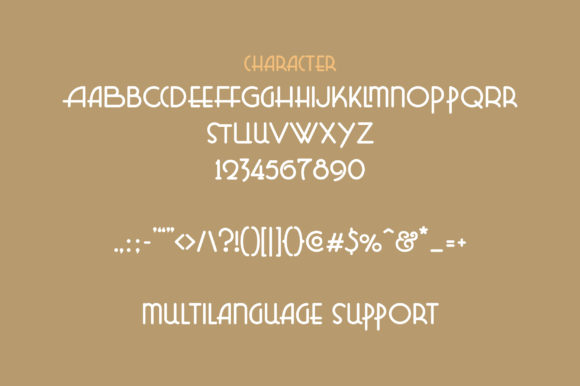 Cleveland Font PNG with transparent background - Preview 1