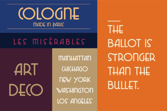 Cleveland Font PNG with transparent background - Preview 3