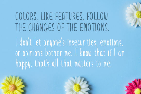 Combining Emotions Font - Preview 3