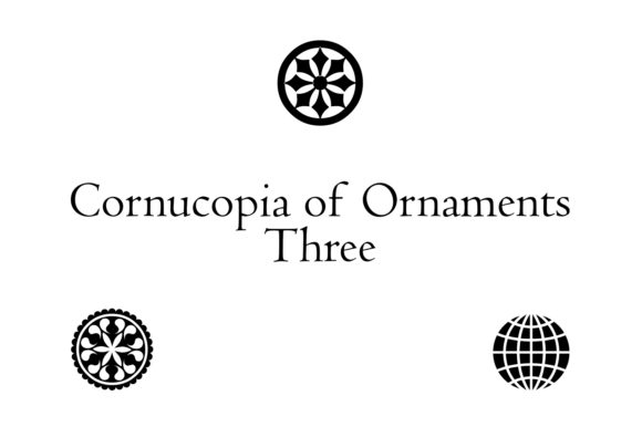 Cornucopia of Ornaments Three Font - Preview 1