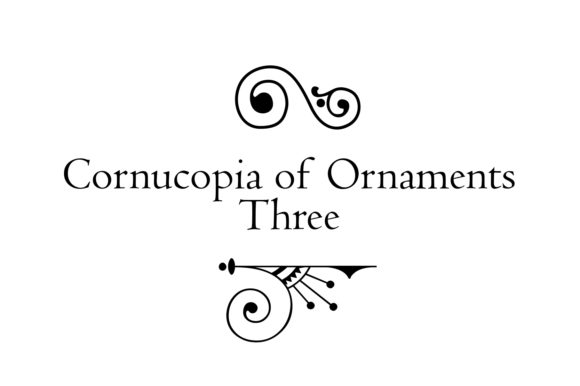 Cornucopia of Ornaments Three Font - Preview 2