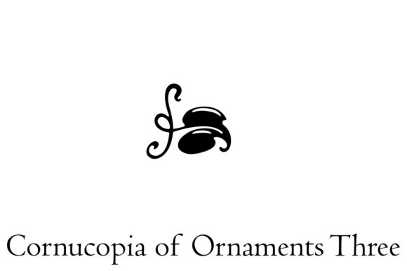 Cornucopia of Ornaments Three Font - Preview 3