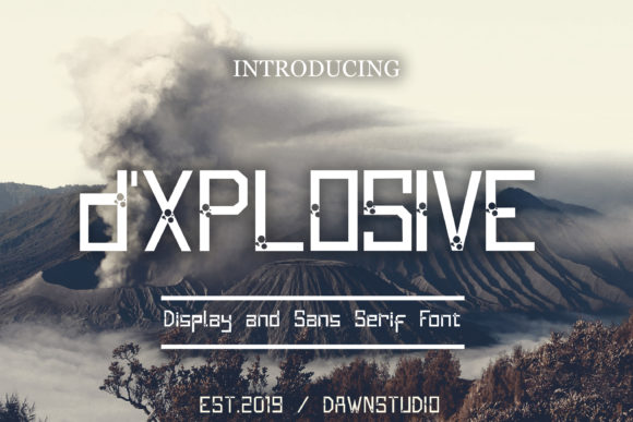 D'XPLOSIVE Font - Preview 1