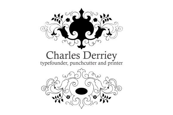 Derriey Vignettes Family Font PNG with transparent background - Preview 4